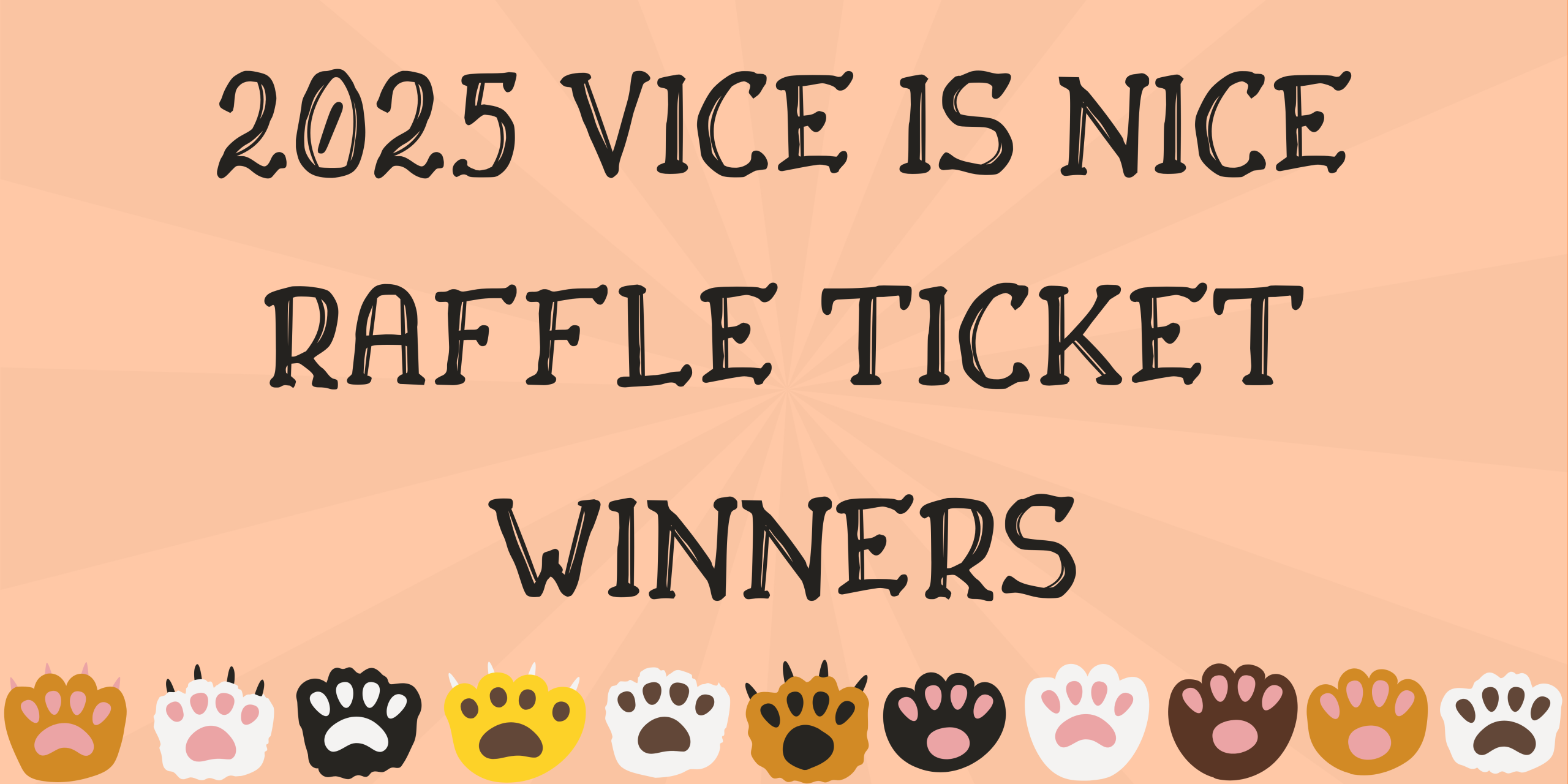2025 Raffle Ticket Winners